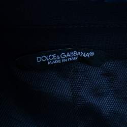 Pre Owned Dolce & Gabbana Midnight Blue Wool Tailored Martini Blazer XS