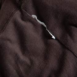 Pre Owned تي شيرت دولتشي أند غابانا راويدج قطن بني مطبوع رقبة مستديرة مقاس متوسط - ميديوم