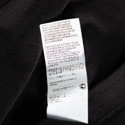 Pre Owned تي شيرت دولتشي أند غابانا قطن أسود طباعة رويال DG أكمام قصيرة مقاس متوسط - ميديوم 