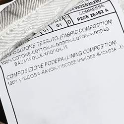 Pre Owned Dolce & Gabbana Monochrome Striped Cotton Button Front Blazer M