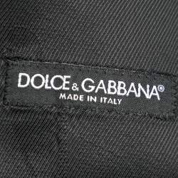 Pre Owned Dolce & Gabbana Black Wool Sleeveless Vest M