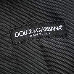 Pre Owned Dolce & Gabbana Midnight Blue Striped Wool Vest M