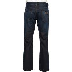 Pre Owned Dolce & Gabbana Dark Blue Denim 16 Straight Fit Jeans XL