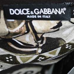 Pre Owned Dolce & Gabbana Multicolor Puppet Theater Printed Cotton Knit Crewneck T-Shirt L