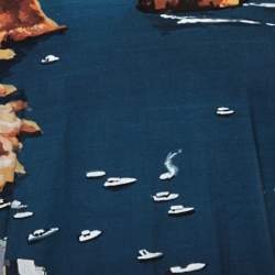 مملوكة مسبقًا Dolce & Gabbana Multicolor Capri Printed Cotton Crewneck T-Shirt S