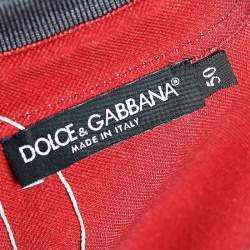 مملوكة مسبقًا Dolce & Gabbana Multicolor Sicilian Chinoiserie Print Cotton Polo T-Shirt L