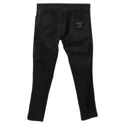 Dolce & Gabbana 14 Black Denim Straight Leg Jeans S