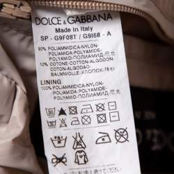 مملوكة مسبقًا Dolce & Gabbana Colorblock Synthetic & Rib Knit Trimmed Jacket S