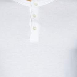 Pre Owned Dolce & Gabbana White Cotton Short Sleeve T-Shirt S