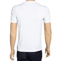 Pre Owned Dolce & Gabbana White Cotton Short Sleeve T-Shirt S