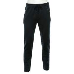 مملوكة مسبقًا Dolce & Gabbana Navy Blue Cotton Knit Sweat Pants M