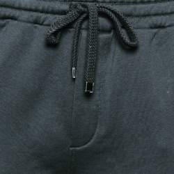 مملوكة مسبقًا Dolce & Gabbana Navy Blue Cotton Knit Sweat Pants M