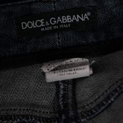 Pre Owned بنطلون جينز دولتشي أند غابانا دينم أزرق مقاس صغير جداً (اكس سمول)