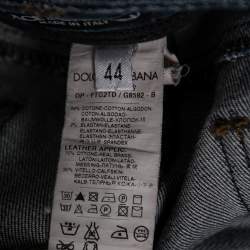 Pre Owned بنطلون جينز دولتشي أند غابانا دينم أزرق مقاس صغير جداً (اكس سمول)