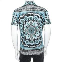 Pre Owned قميص بيسبول دولتشي & غابانا قطن مطبوع متعدد الألوان مقاس متوسط - ميديوم.