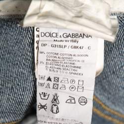 Pre Owned Dolce & Gabbana Blue Denim Fit 14 Jeans S
