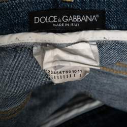 Pre Owned Dolce & Gabbana Blue Denim Fit 14 Jeans S