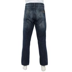 Pre Owned Dolce & Gabbana 16 Classic Navy Blue Denim Jeans XXL