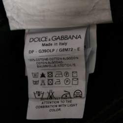 Pre Owned Dolce & Gabbana Black Denim Fit 14 Jeans XS