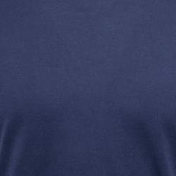 مملوكة مسبقًا Dolce & Gabbana Navy Blue Cotton Short Sleeve T-Shirt M