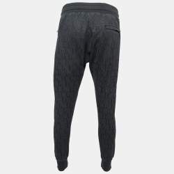 Pre Owned بنطلون رياضي دولتشي أند غابانا قطن أسوج مطبوع دي جي مقاس متوسط (ميديوم)