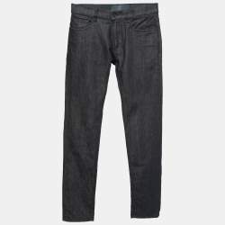 Pre Owned Dolce & Gabbana Navy Blue Denim 16 Stretch Jeans S Waist 30 