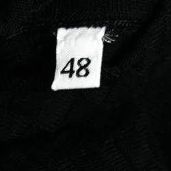 Pre Owned جامبر دولتشي أند غابانا تريكو صوف أسود برقبة مستديرة مقاس متوسط - ميديوم