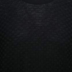 Pre Owned جامبر دولتشي أند غابانا تريكو صوف أسود برقبة مستديرة مقاس متوسط - ميديوم