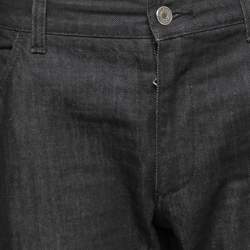 Pre Owned Dolce & Gabbana Black Denim 16 Straight Fit  Jeans L Waist 35"