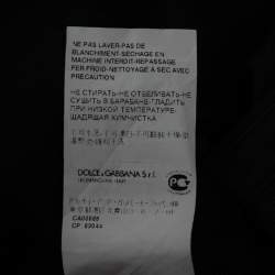 مملوكة مسبقًا Dolce & Gabbana Black Crepe Wool Tailored Sicilia Suit M 