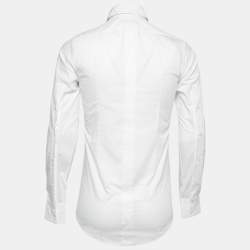 Pre Owned Dolce & Gabbana White Cotton Classic Shirt S