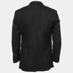 Pre Owned Dolce & Gabbana Black Wool Tailored Taormina Blazer L
