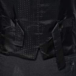 Pre Owned Dolce & Gabbana Grey Wool & Silk Vest & Pants XL
