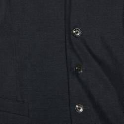 Pre Owned Dolce & Gabbana Grey Wool & Silk Vest & Pants XL