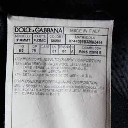 Pre Owned Dolce & Gabbana Grey Wool & Silk Vest & Pants XL