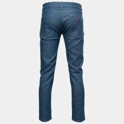Pre Owned Dolce & Gabbana Blue Denim Stretch 14 Jeans XL Waist 36"