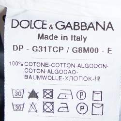 Pre Owned Dolce & Gabbana 16 Dark Blue Denim Regular Fit Jeans 3XL/Waist 41"