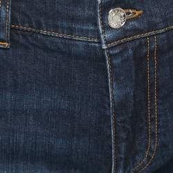 Pre Owned Dolce & Gabbana Dark Blue Denim Stretch Fit Jeans L Waist 34"