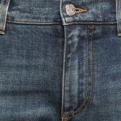 Pre Owned Dolce & Gabbana Blue Denim Slim Fit Jeans M Waist 34"