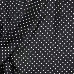مملوكة مسبقًا Dolce & Gabbana Black Polka Dot Silk Wrap Shirt M