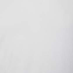 Pre Owned Dolce & Gabbana White Cotton Knit Round Neck T-Shirt S