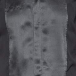 Pre Owned Dolce & Gabbana Black Cotton & Silk Paneled Gold Fit Shirt M