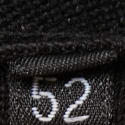 Pre Owned Dolce & Gabbana Black Patterned Wool Knit Sweater XL