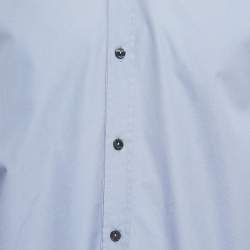 Pre Owned Dolce & Gabbana Blue Cotton Full Sleeve Martini Shirt XL