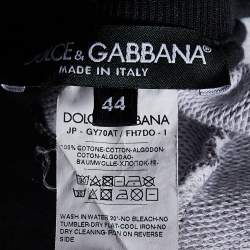 Pre Owned Dolce & Gabbana Black Cotton Knit Dog of The Year Shorts M