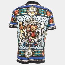 Pre Owned Dolce & Gabbana Multicolor Printed Cotton T-Shirt XL