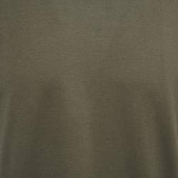 Pre Owned Dolce & Gabbana Military Green Cotton Crew Neck Half Sleeve T-Shirt XXL