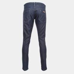 Pre Owned Dolce & Gabbana Dark Blue Denim 14 Jeans M Waist 33"