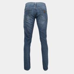 Pre Owned Dolce & Gabbana Blue Denim 14 Jeans Waist 33"