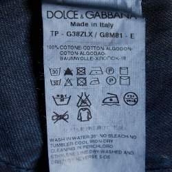 Dolce & Gabbana Navy Blue Denim 14 Fit Jeans XL